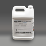 Photo of Engineered Fluids BitCool BC-888 Dielectric Coolant jug used for single-phase liquid immersion cooling of crypto and blockchain applications